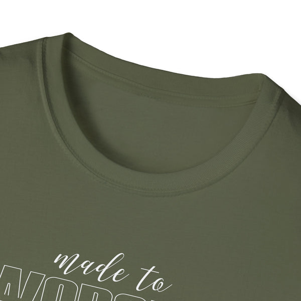 Made to Worship TShirt Unisex Softstyle T-Shirt Christian TShirt