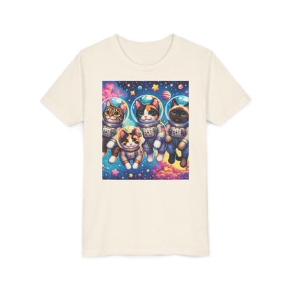 Kids Cats In Space TShirt Kids Graphic Tee