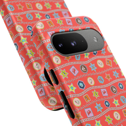Colorful Summer Icon Patterned Phone Case - iPhone, Pixel, and Samsung Galaxy