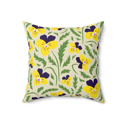 Violet Pansy - Indoor Throw Pillow