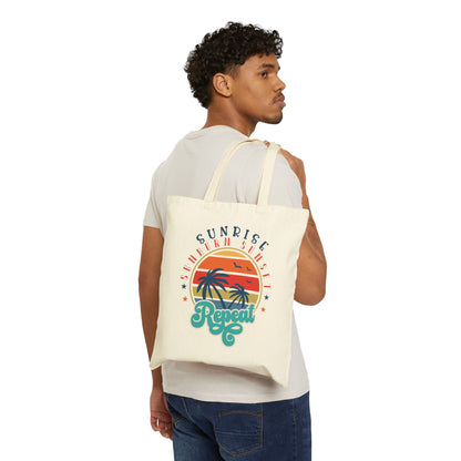 Sunrise Sunburn Sunset - Canvas Tote