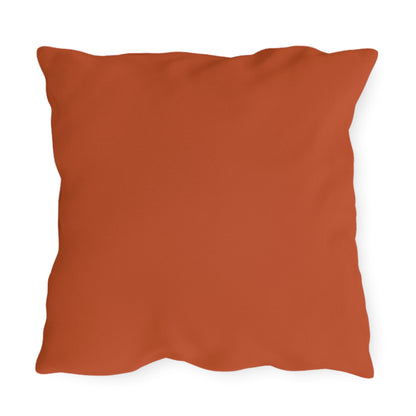 Cutest Pumpkin in the Patch Plaid Outdoor Pillow — Fall Gingham Decorative Pillow