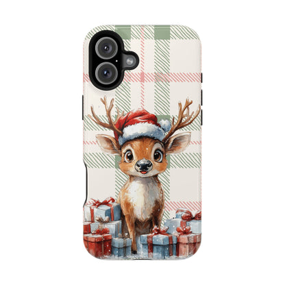 Festive Reindeer MagSafe Christmas iPhone Case