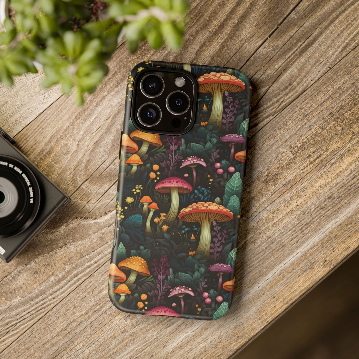 Mushroom Forest Colorful Fungi Phone Case