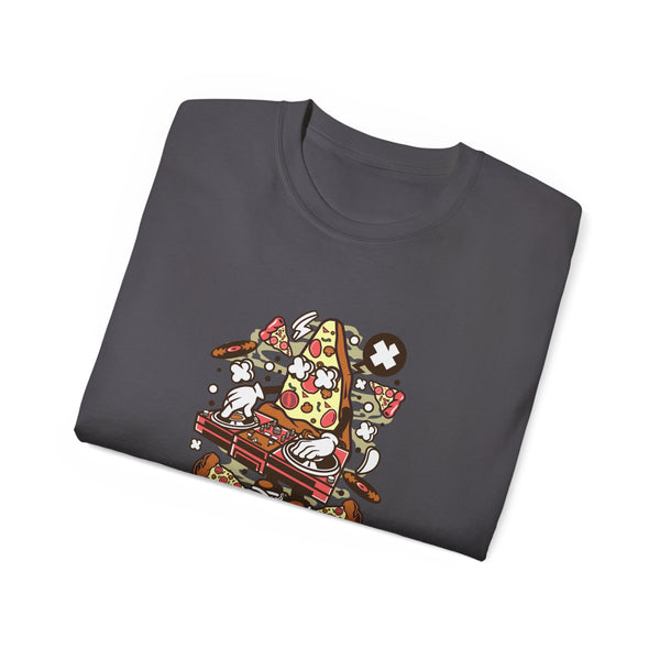 DJ Pizza T-Shirt - Fun & Comfy Unisex Tee for Foodies and Music Lovers