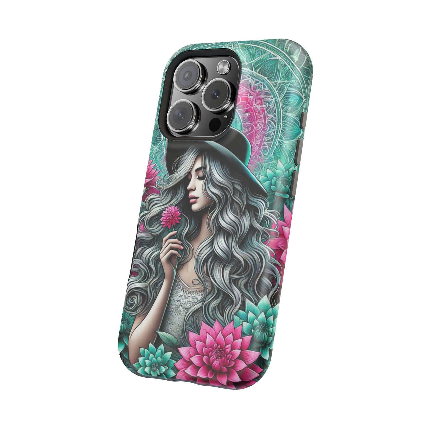 Boho Chic Floral MagSafe iPhone Case