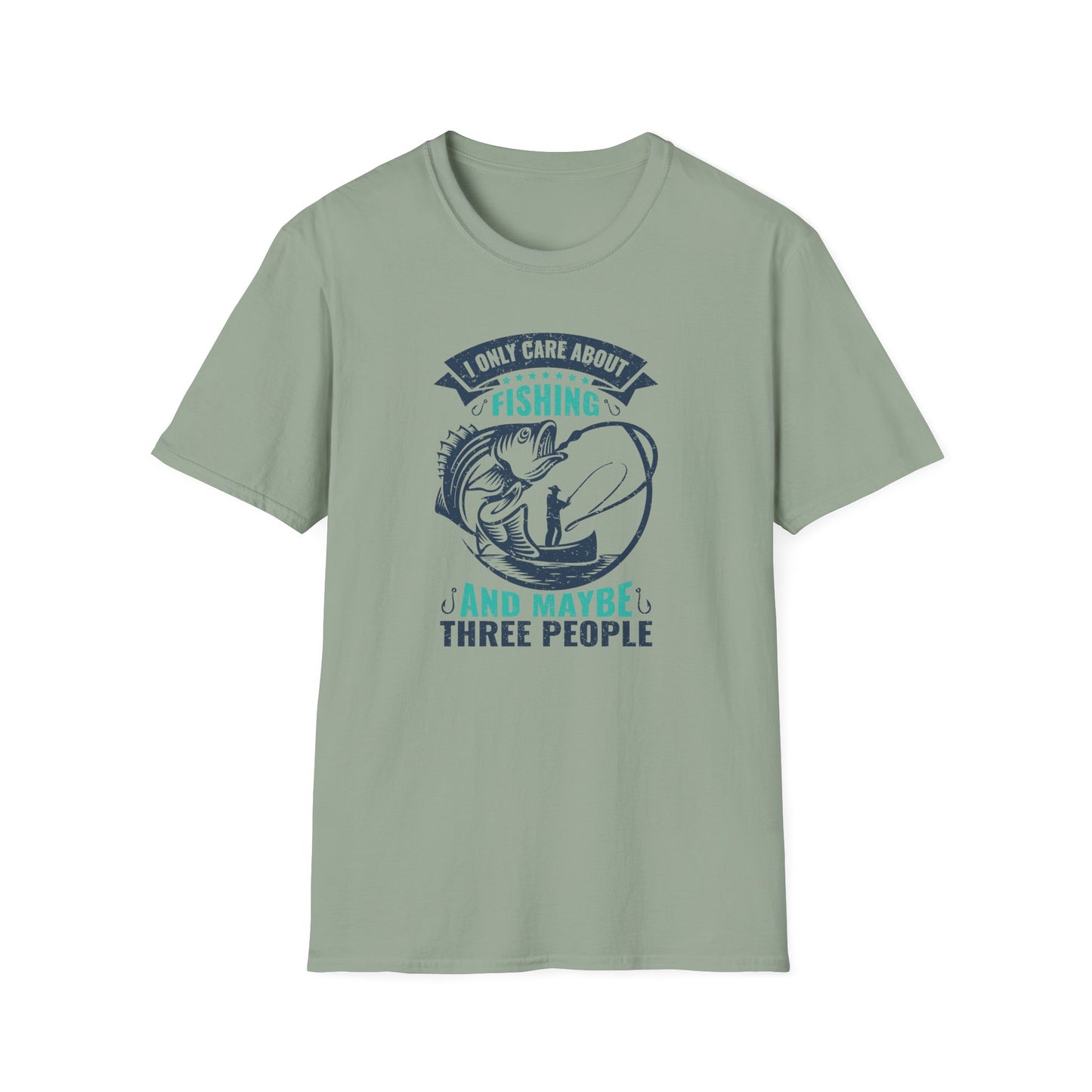 I Like Fishing and 3 People - Classic T-Shirt