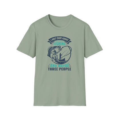 I Like Fishing and 3 People - Classic T-Shirt