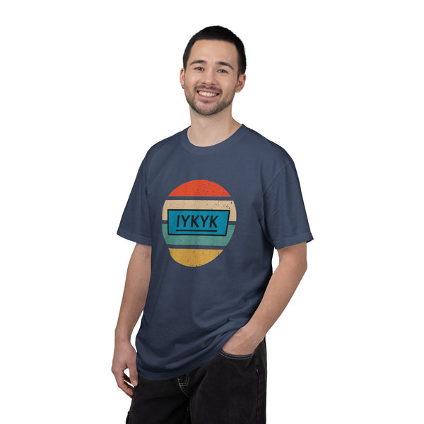 IYKYK Vintage Style Tee with Retro Rainbow