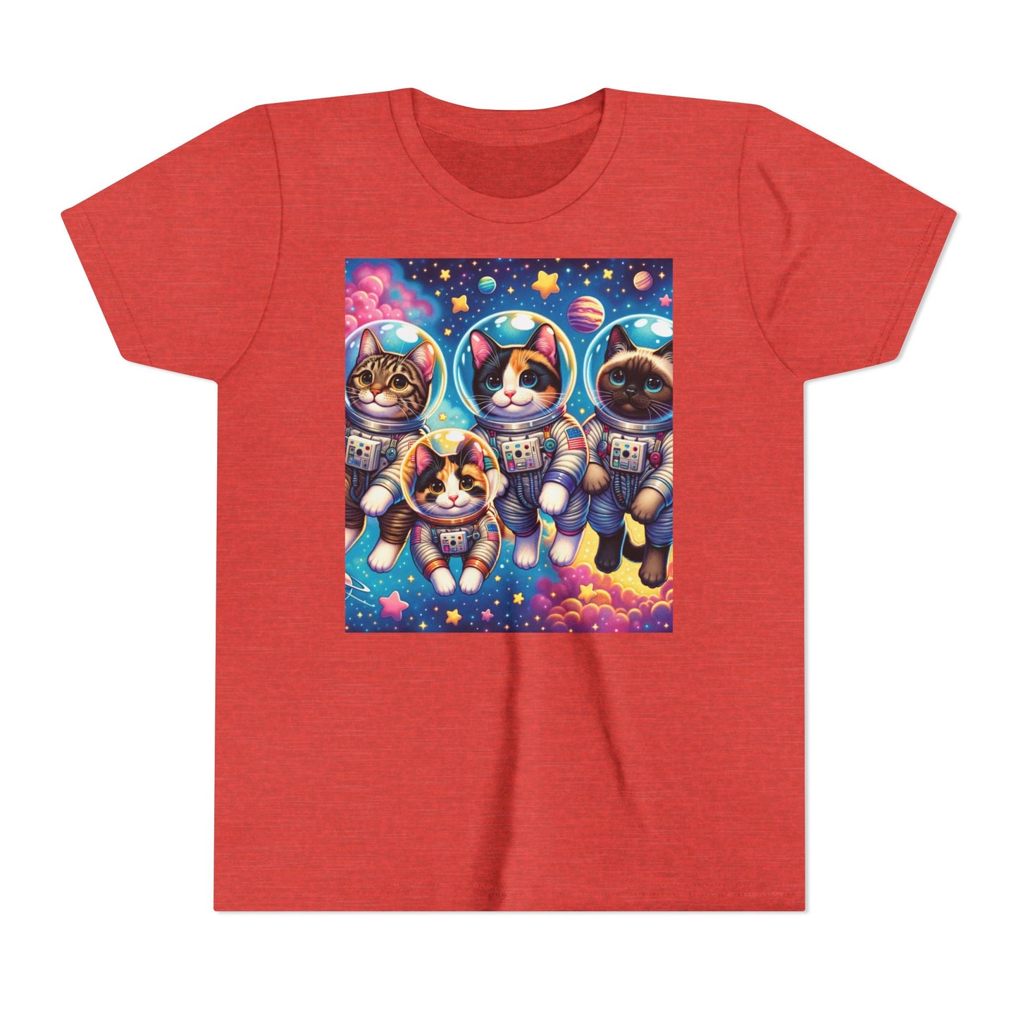 Kids Cats In Space TShirt Kids Graphic Tee