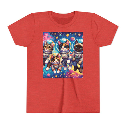 Kids Cats In Space TShirt Kids Graphic Tee