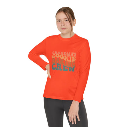 Kids Long Sleeve Grandma Cookie Baking Crew