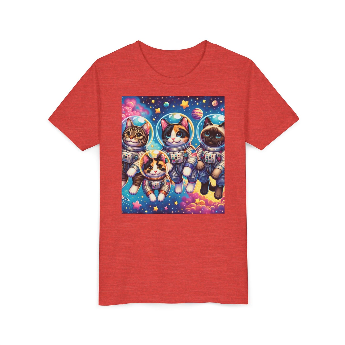 Kids Cats In Space TShirt Kids Graphic Tee