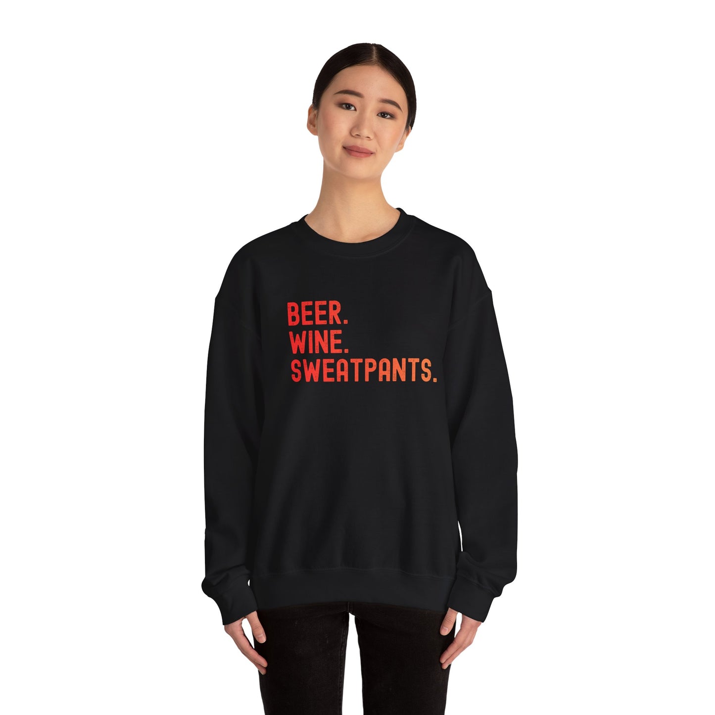 Beer Wine Sweatpants Crewneck Sweatshirt