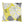 Yellow and White Palm Leaf Flora - Outdoor Throw Pillow