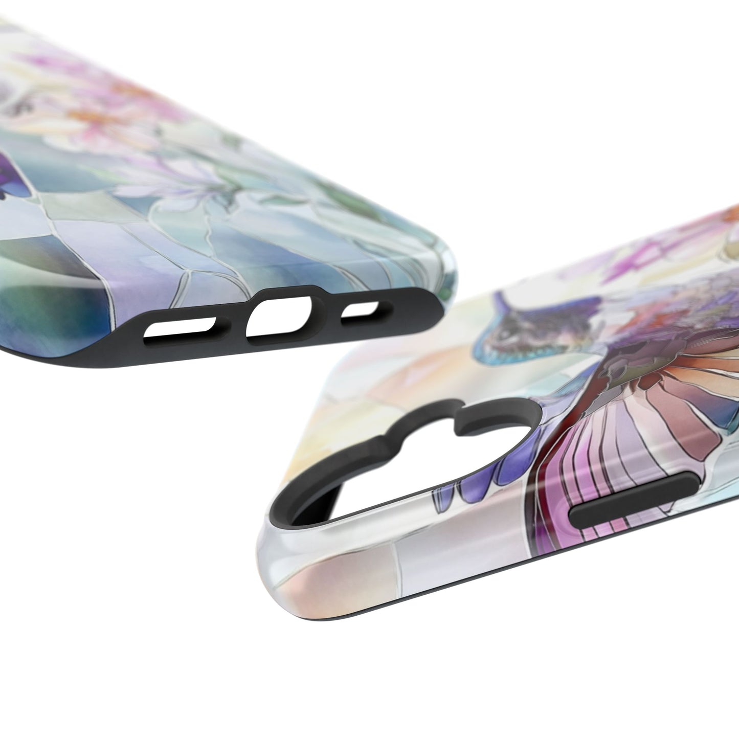 Stained Glass Hummingbird MagSafe iPhone Case