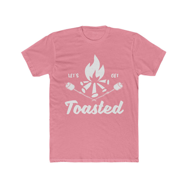 Men's Shirt - Lets Get Toasted Shirt, S'Mores Shirt, Outdoorsman