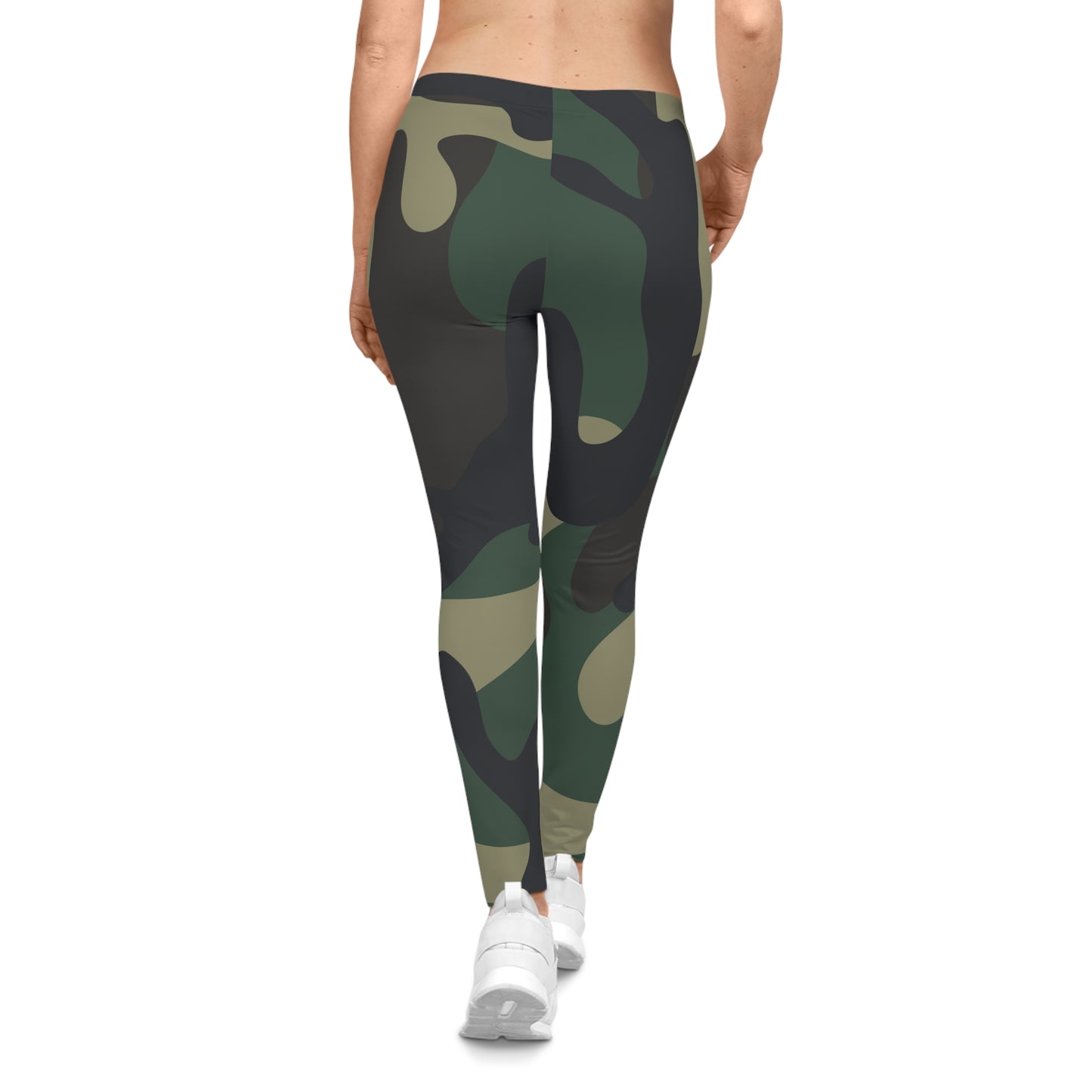 Classic Green Camo Leggings – Silky Smooth Casual Wear
