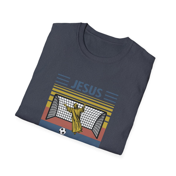 Jesus Saves Unisex Softstyle T-Shirt Funny TShirt Christian TShirt