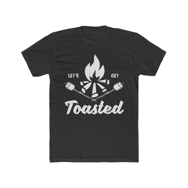 Men's Shirt - Lets Get Toasted Shirt, S'Mores Shirt, Outdoorsman