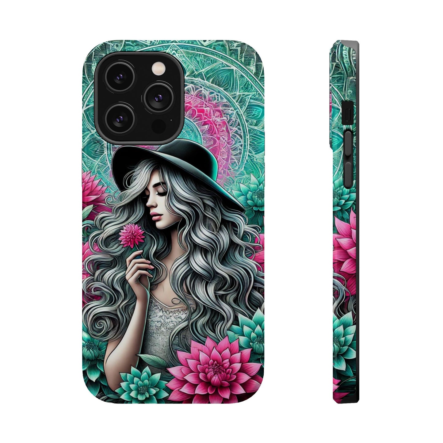 Boho Chic Floral MagSafe iPhone Case