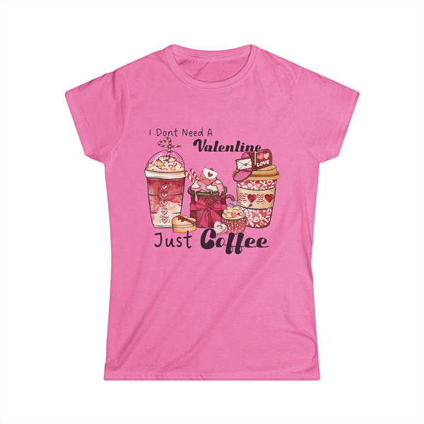 Valentines Coffee Women's Softstyle Tee,