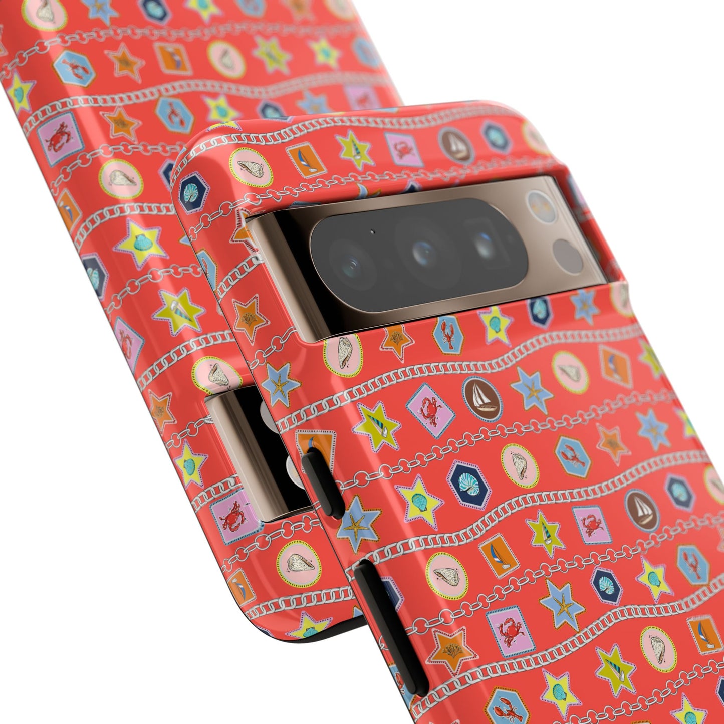 Colorful Summer Icon Patterned Phone Case - iPhone, Pixel, and Samsung Galaxy