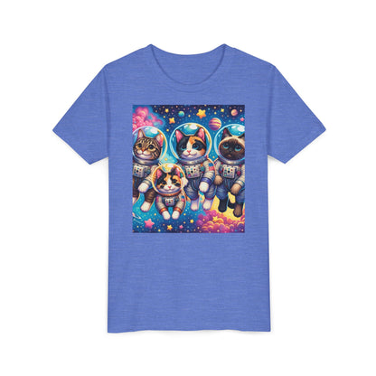 Kids Cats In Space TShirt Kids Graphic Tee