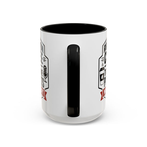 Running on Coffee and True Crime Podcasts Night Shift Edition Mug