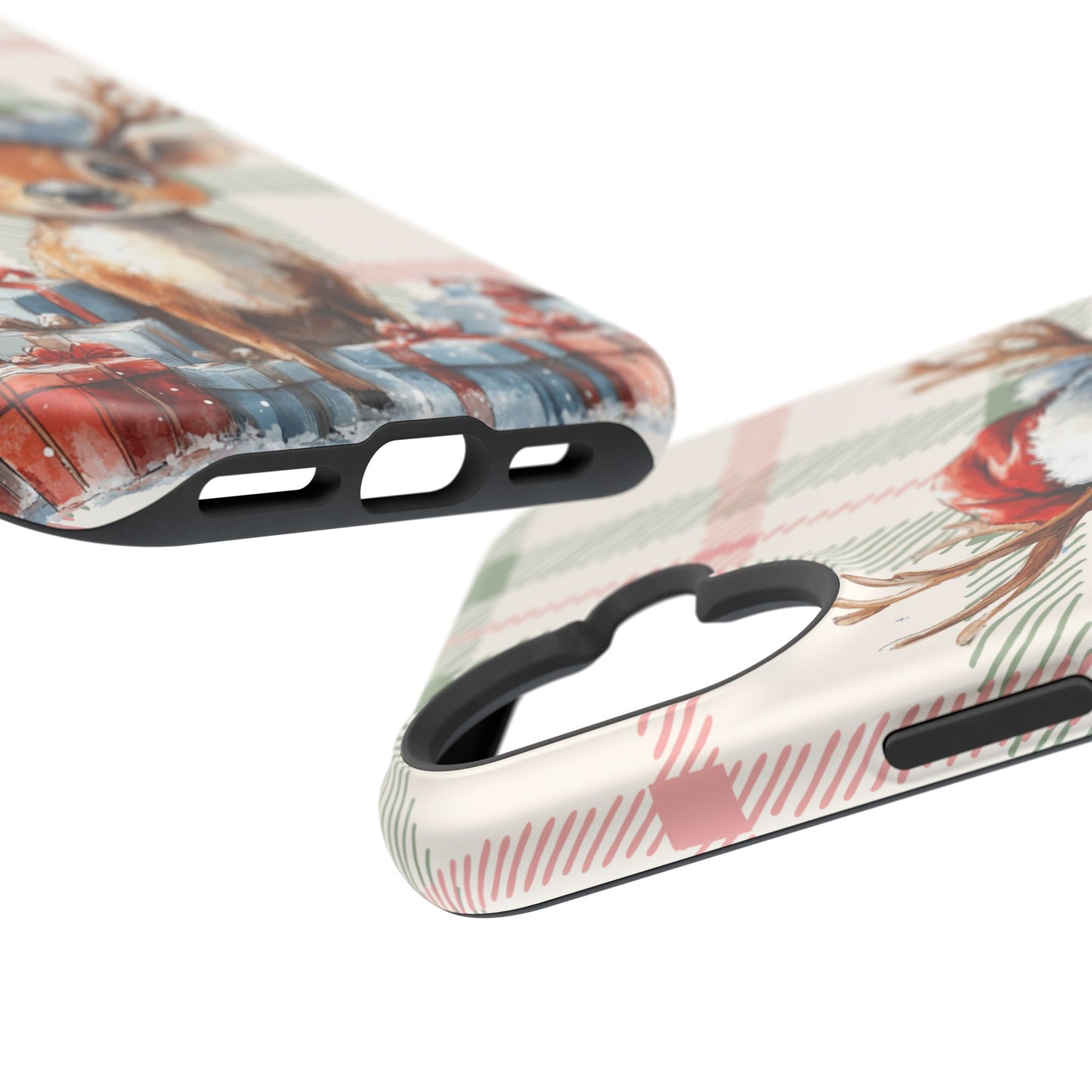 Festive Reindeer MagSafe Christmas iPhone Case