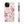 Pink Floral MagSafe iPhone Case, Toile de Jouy Design, Compatible with iPhone 13 to 16, Elegant Pink Flower Design, Slim Protective Case