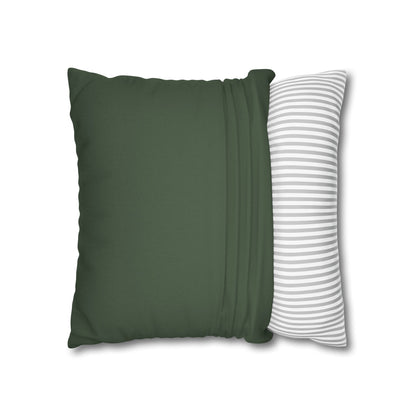 Green Santa Claus Pillow Cover