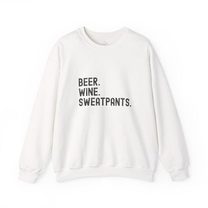Beer Wine Sweatpants Crewneck Sweatshirt