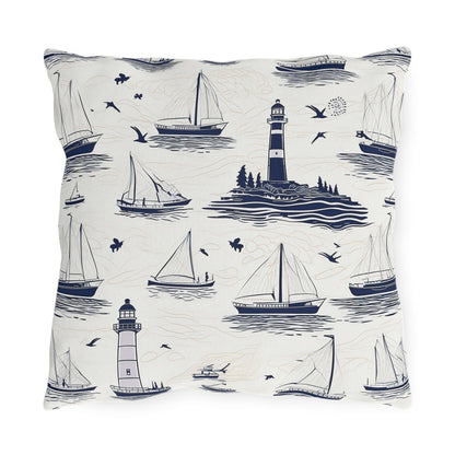 Nautical - Outdoor Throw Pillow