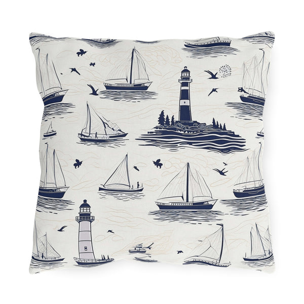 Nautical - Outdoor Throw Pillow