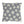 Daisy on Gray - Outdoor Throw Pillow