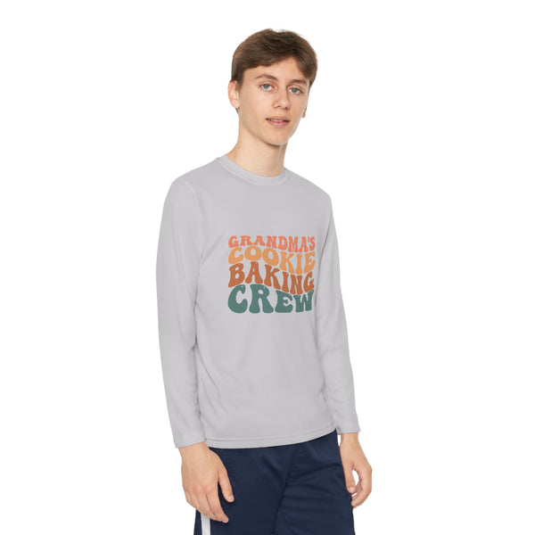Kids Long Sleeve Grandma Cookie Baking Crew