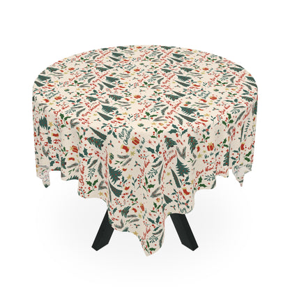 Merry Christmas Square Tablecloth