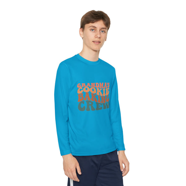 Kids Long Sleeve Grandma Cookie Baking Crew