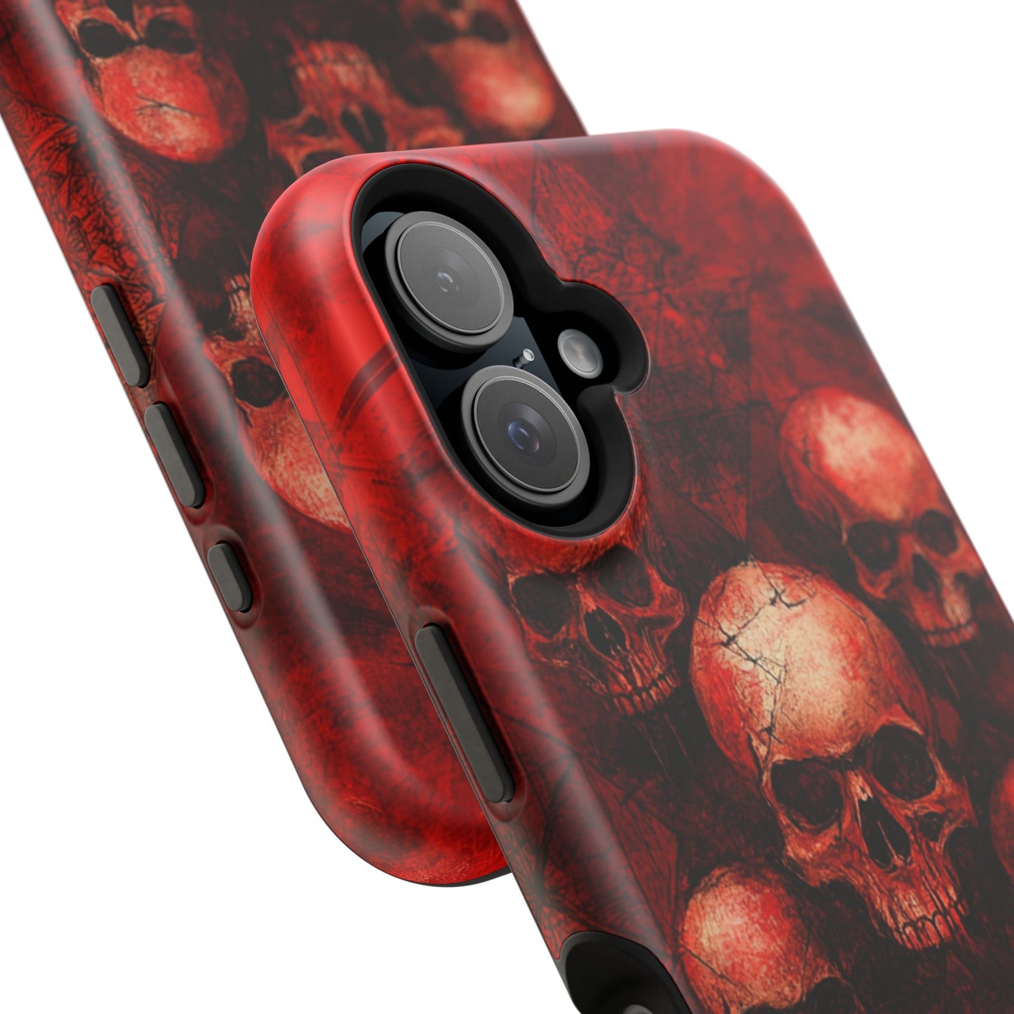 Red Skulls MagSafe iPhone Case