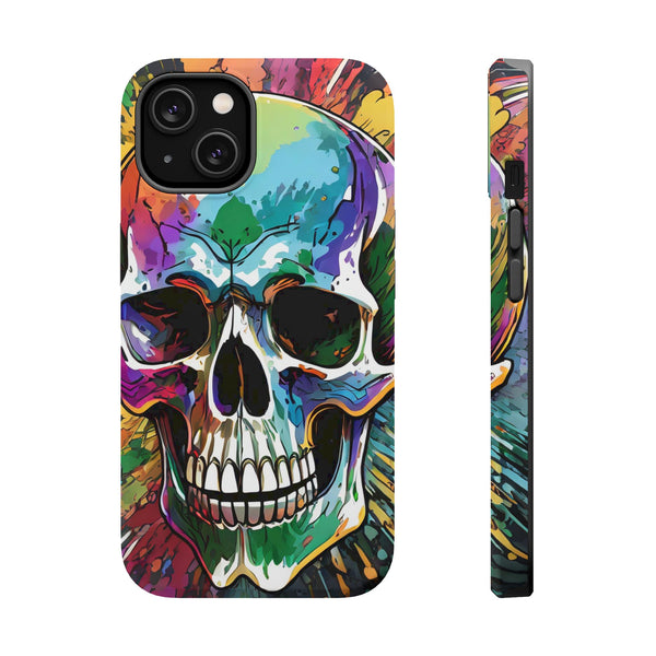 Graffit Skull Magnetic Tough Case for iPhone