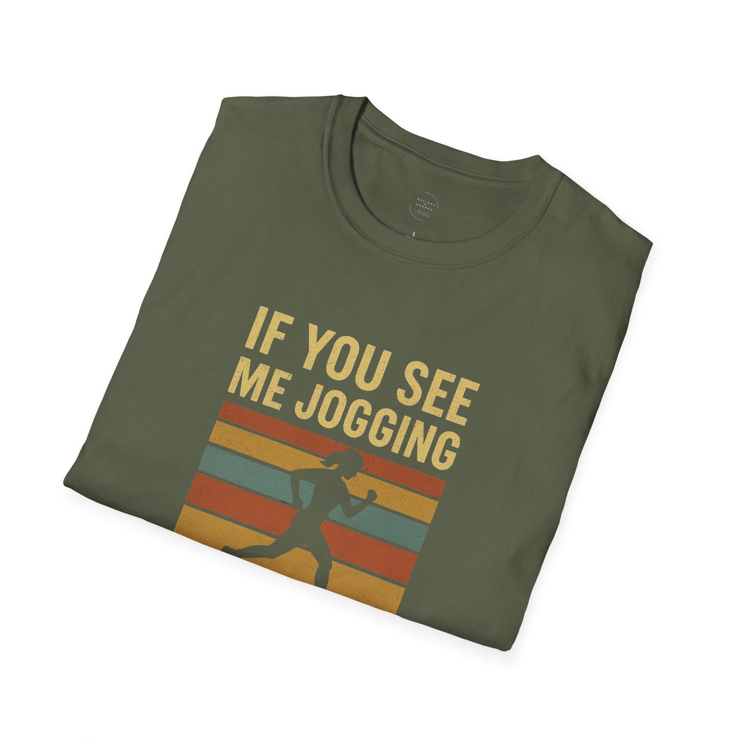 Retro “If You See Me Jogging Call 911” T-Shirt