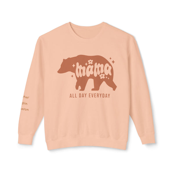 Mama Bear - Lightweight Crewneck Sweatshirt