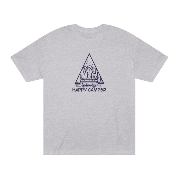 Mens Happy Camper TShirt Classic Mens Camping Tee