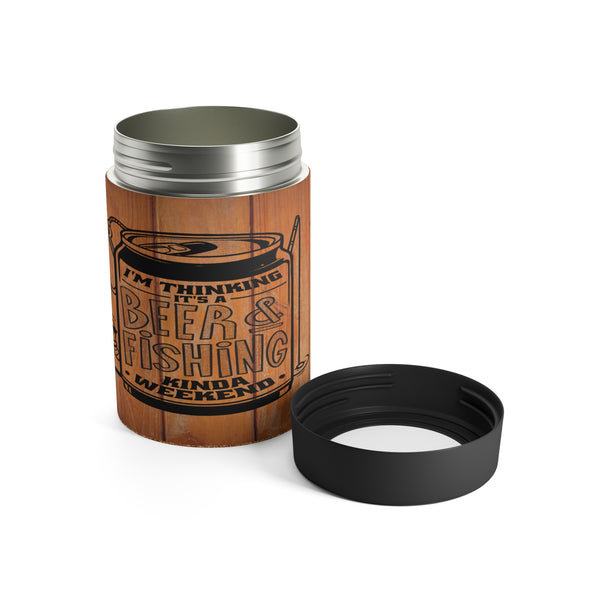Beer and Fishing Insulated Koozie,