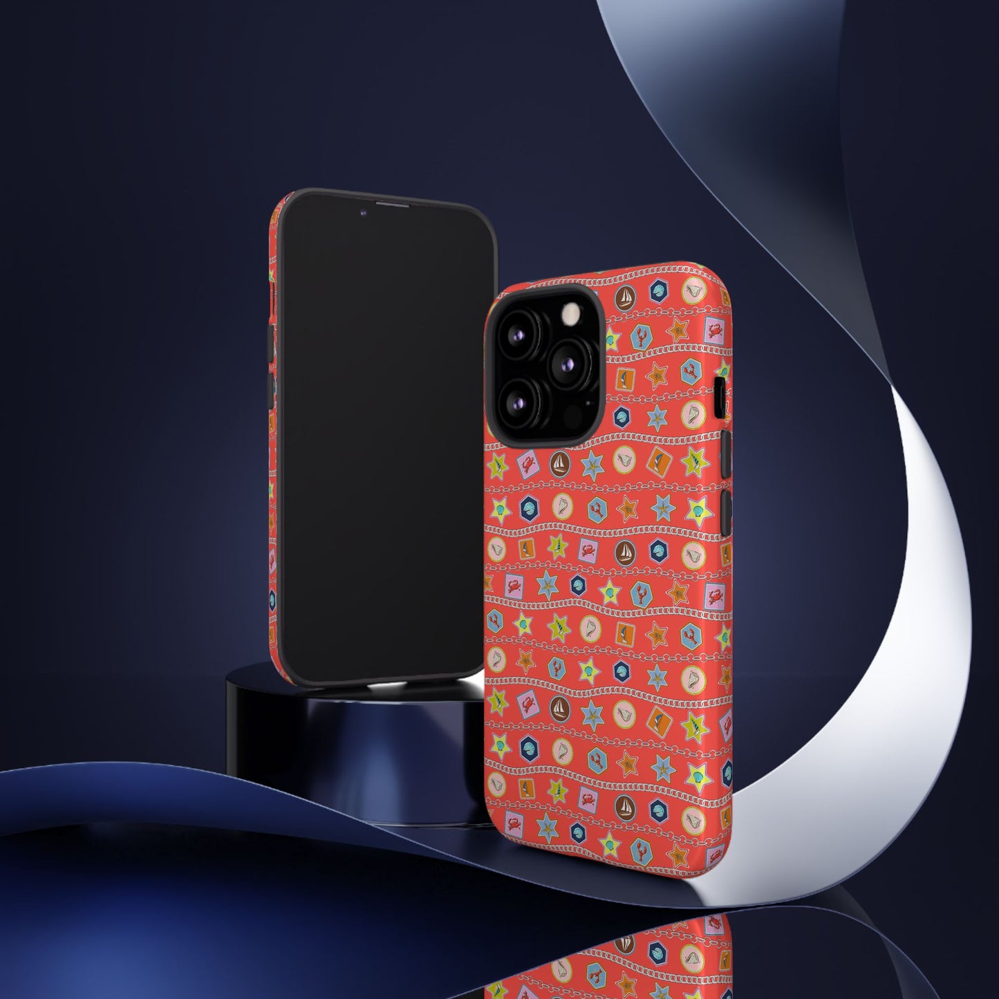 Colorful Summer Icon Patterned Phone Case - iPhone, Pixel, and Samsung Galaxy
