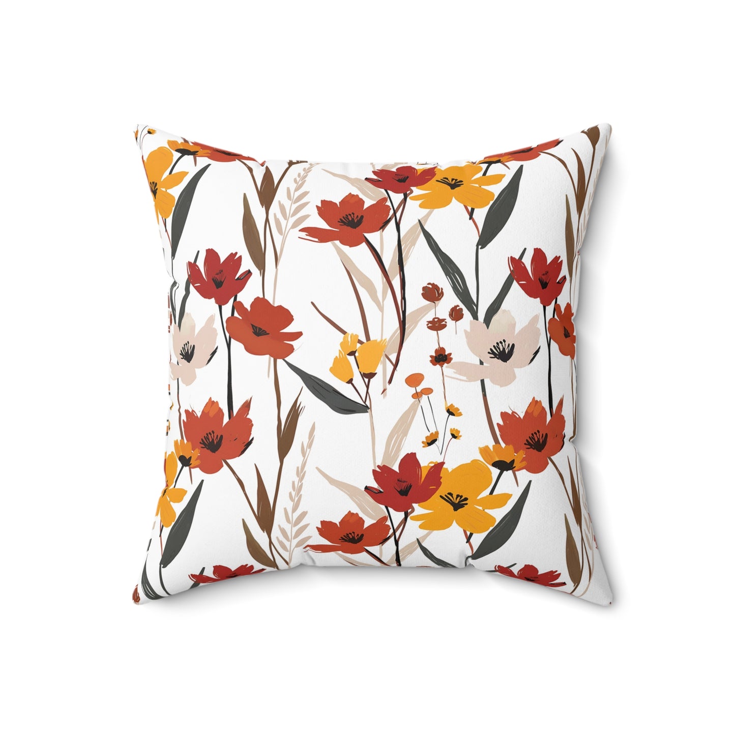 Orange and Red - Indoor Throw Pillow
