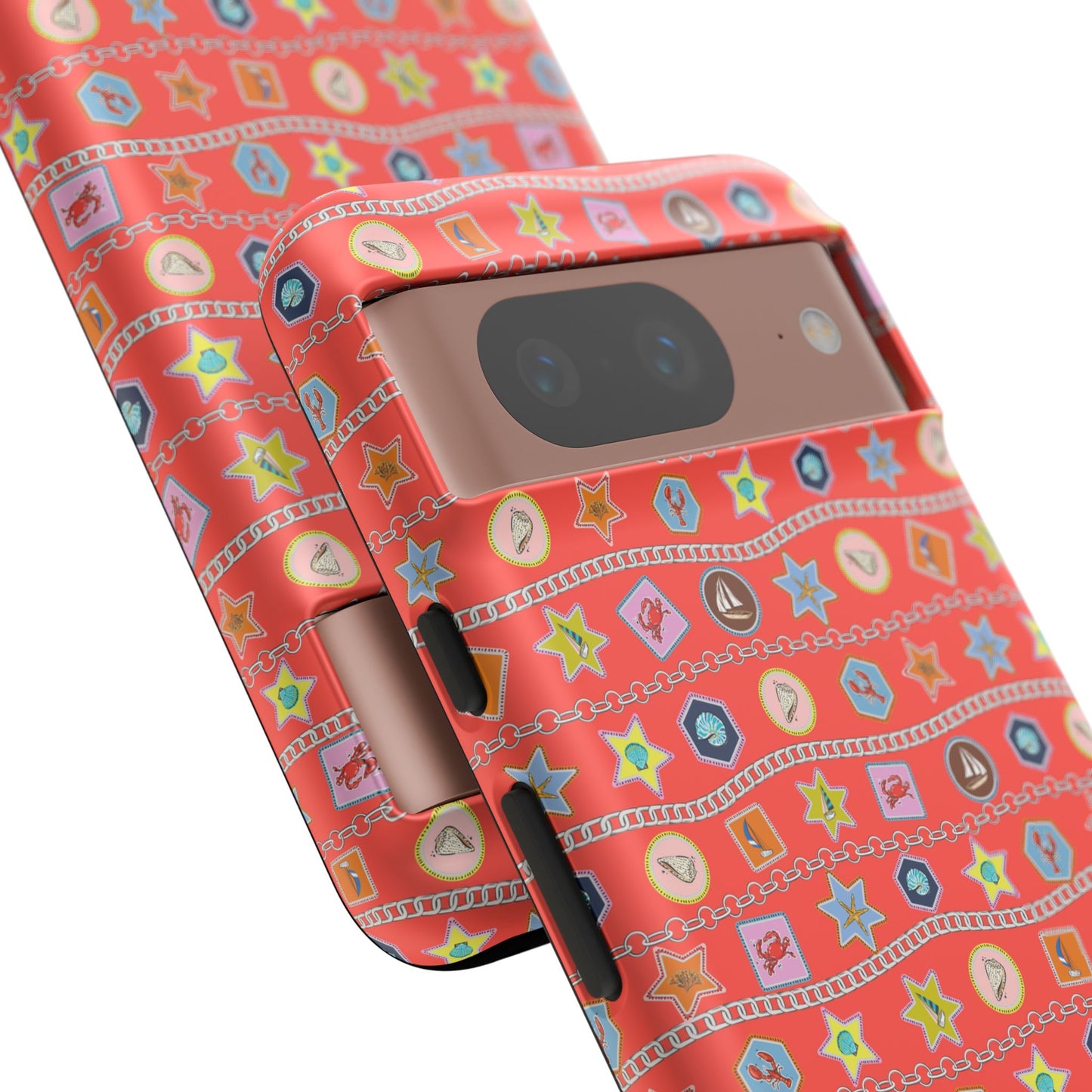 Colorful Summer Icon Patterned Phone Case - iPhone, Pixel, and Samsung Galaxy