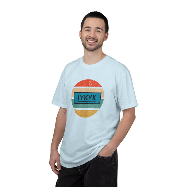 IYKYK Vintage Style Tee with Retro Rainbow