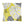 Yellow and White Palm Leaf Flora - Outdoor Throw Pillow